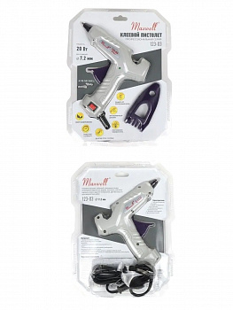 Клеевой пистолет d 7,2мм 20W Maxwell Premium 123-03