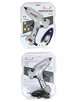 Клеевой пистолет d 11,2мм 60W Maxwell Premium 123-05