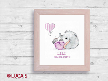 Набор для вышивания с рамкой в комплекте LUCA-S арт. R04 23х24,5 см