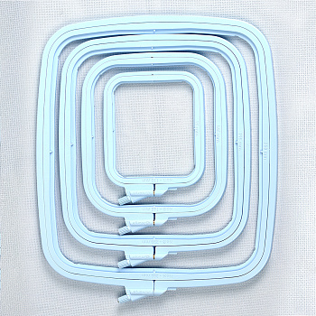 Пяльцы-рамка NURGE арт.NUR.170-11/2 пластиковые 110х95 цв.синий