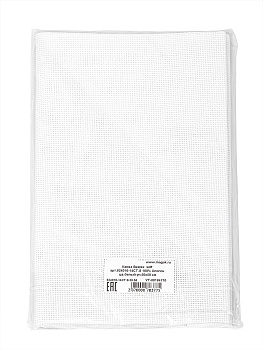 Канва Bestex soft арт.624010-14CT.S 100% Хлопок цв.белый уп.50х50см