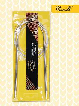 Спицы для вязания круговые Maxwell Gold, металл арт.80-50 5,0 мм /80 см
